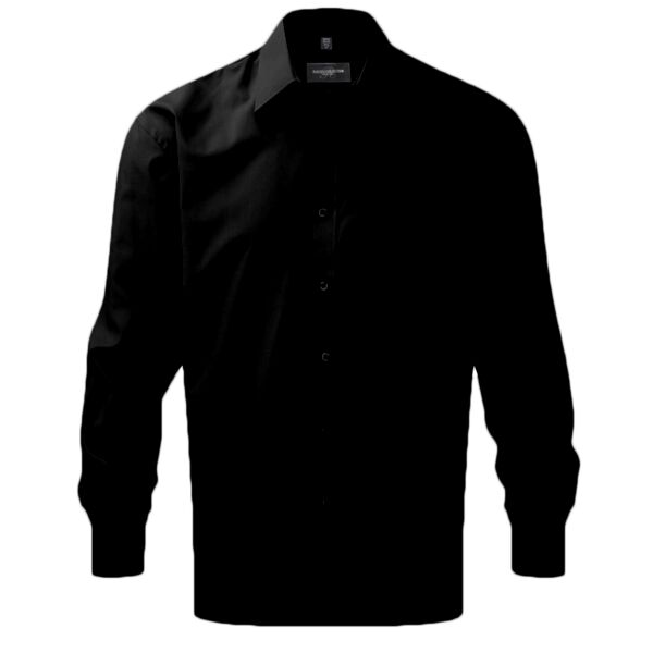 Russell Collection Long Sleeve Easy Care Poplin Shirt Thumbnail