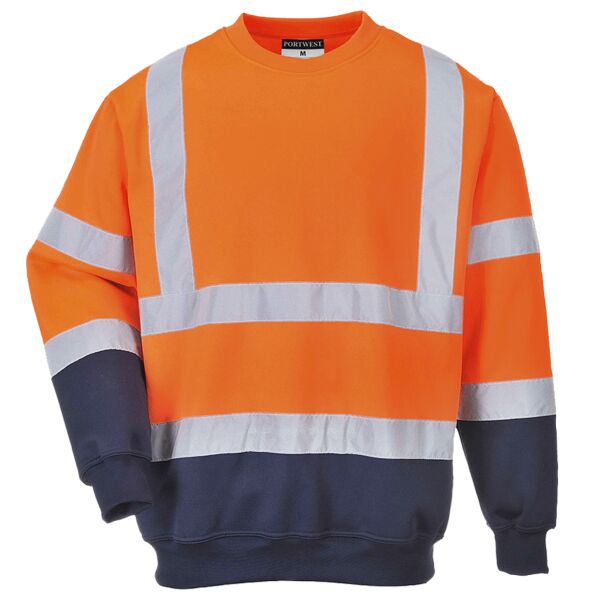 Portwest Hi-Vis Two Tone Sweatshirt Thumbnail